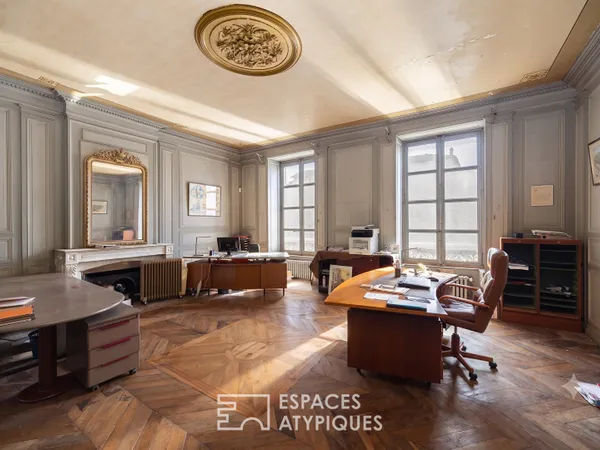 Esprit loft et atelier d'artiste au sud de Lyon