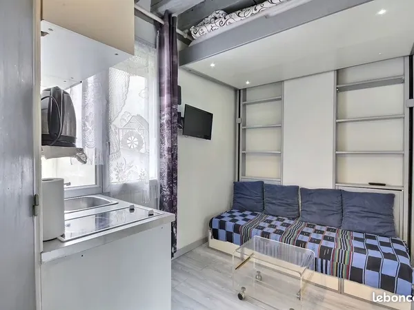Studio meublé 12 m² - Île Saint-Louis, Paris 4e