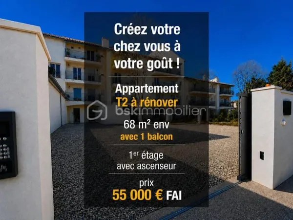 Appartement 2 pièces 68 m²