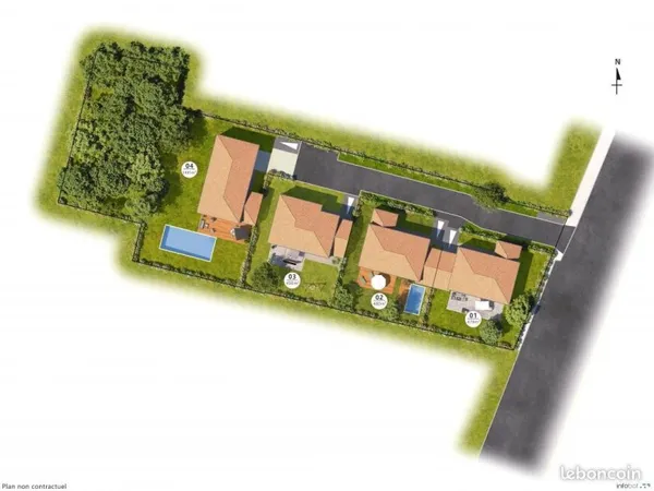Terrain 479 m² Merignac