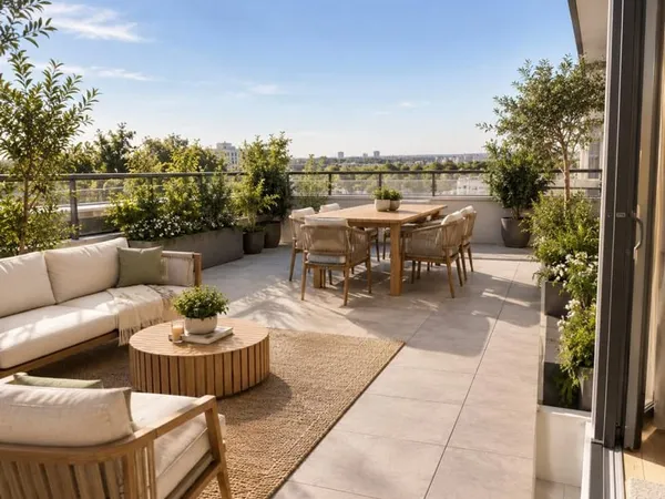 4 PIECES EN ETAGE AVEC TERRASSE