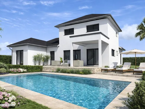 Construction moderne de 123 m² habitables + Garage