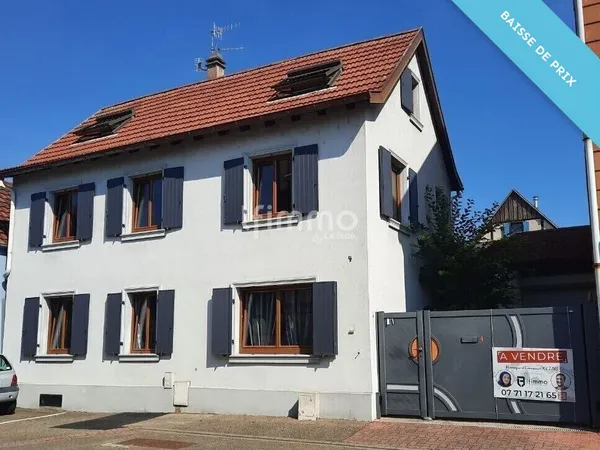 Chaleureuse maison 6p. de 117 m² env. (138 m² env. au sol)