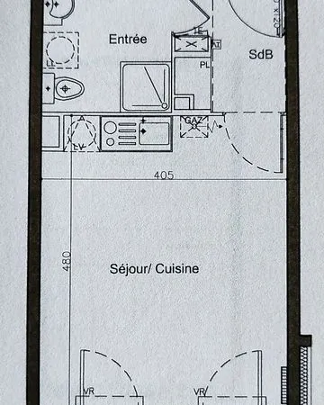 Studio 28 m2 à louer