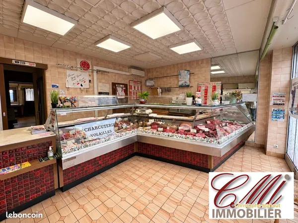 Boucherie, fond de commerce 70 m² Vitry-le-François