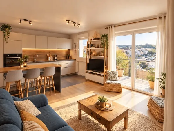 Appartement 3 pièces 58 m²