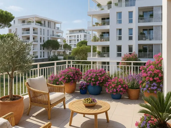 ESPACE, LUMIÈRE & CONFORT ABSOLU : T3 NEUF AVEC LOGGIA XXL