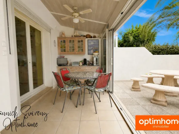 MAISON T5 DE 69 m² - VÉRANDA ET GRANDE TERRASSE - PORT LA NOUVELLE (11210)