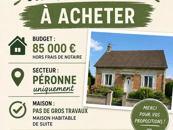 Maison à acheter