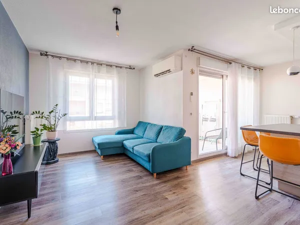 Appartement - 2 pièces - 48 m2 - Échirolles 38130 - Quartier Centre-ville