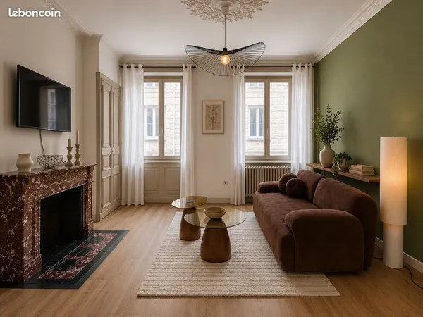 T3 rénové de charme — Coeur de Ville Saint-Étienne