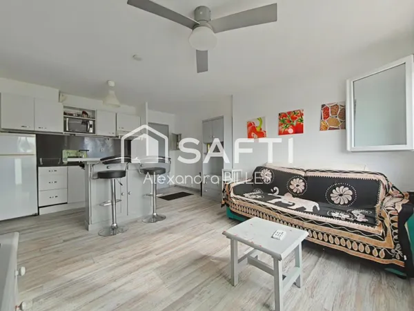 Appartement T2 meublé dans résidence avec piscine ( quartier Port)