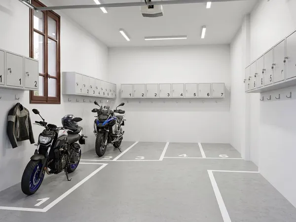 Parking moto
