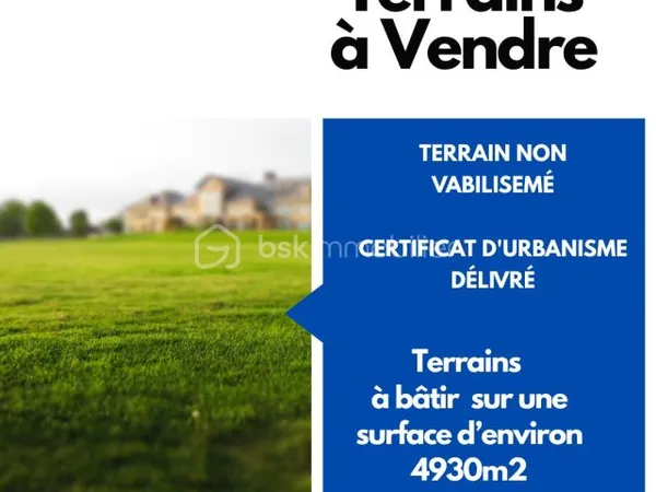 Terrain 4930 m²