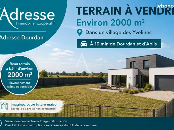 Terrain 2200 m² ABLIS
