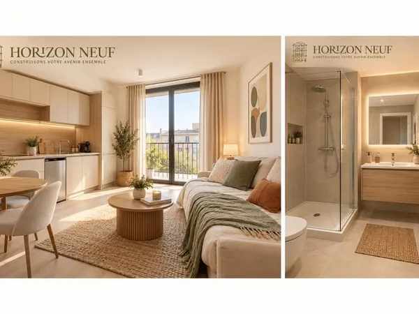 Studio 1 pièce 28 m²