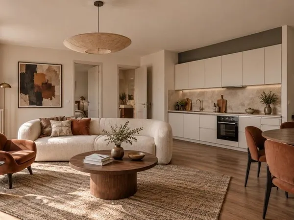 T2 LUMINEUX AUX CHARTRONS AVEC BALCON DE 10 M² + PARKING