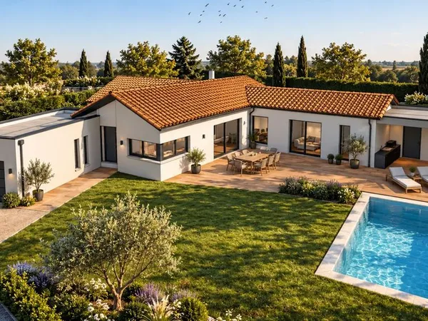 Terrain à bâtir de 743 m² à LA CHAPELLE-SUR-ERDRE (44)