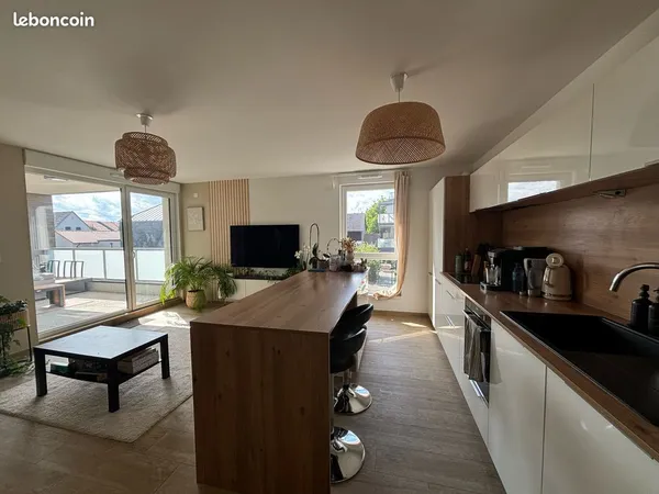 Appartement 3 pièces - 69 m² + balcon 10 m² - Quartier Maraîcher, Colmar
