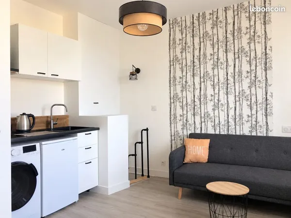 T2 28m2 meublé avec parking proche Gare / hôpital / Campus tohannic