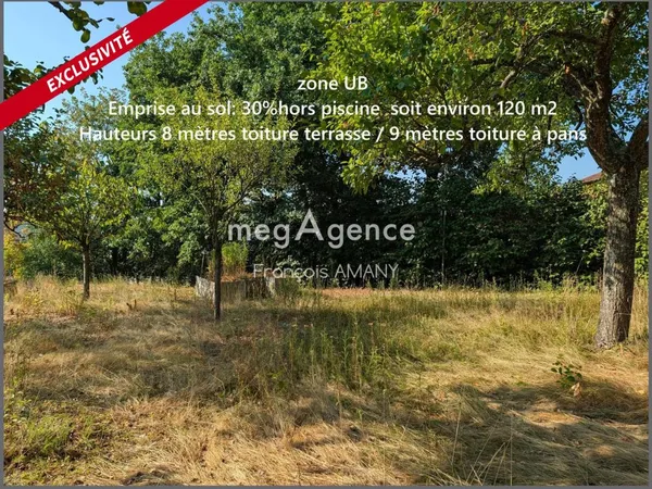Terrain en individuel 420 m²