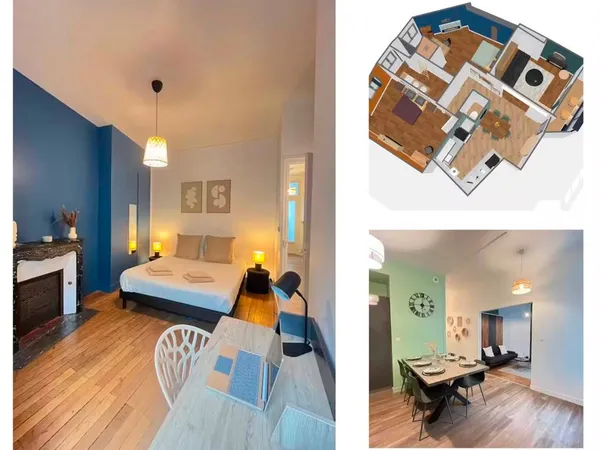Appartement meublé T4 hyper centre Angers