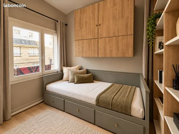 STUDIO MEUBLÉ - PARIS 16e / AUTEUIL - 9 m²