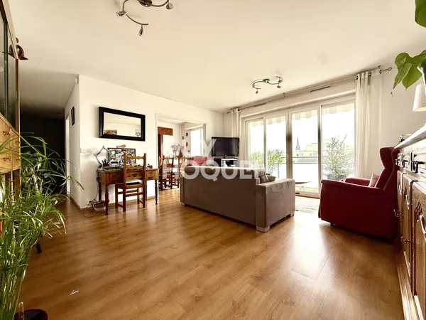Appartement 3 pièces 81 m² avec balcon et stationnement - Reims Jamin