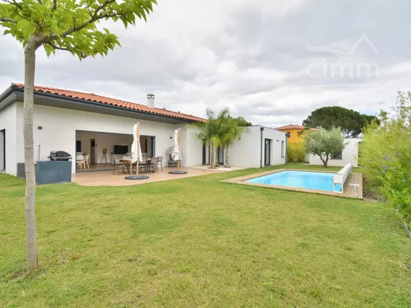 VENTE - MAGNIFIQUE VILLA 4 FACES AVEC PISCINE - ORTAFFA - 66560 - REGION OCCITANIE - PYRENNEES ORIEN
