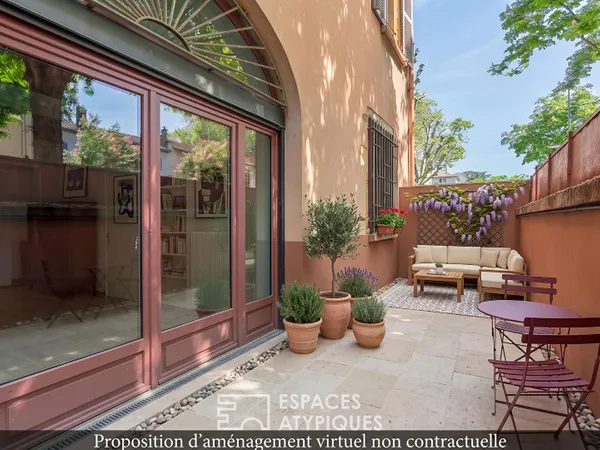 Appartement avec terrasses dans un ancien couvent