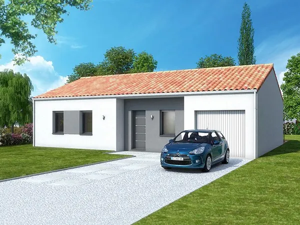 Terrain + maison 80 m²