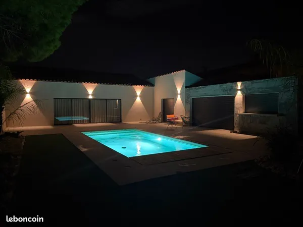 Maison neuve rare plain pied de 150 m2 / 2 garage / cuisine d'été /