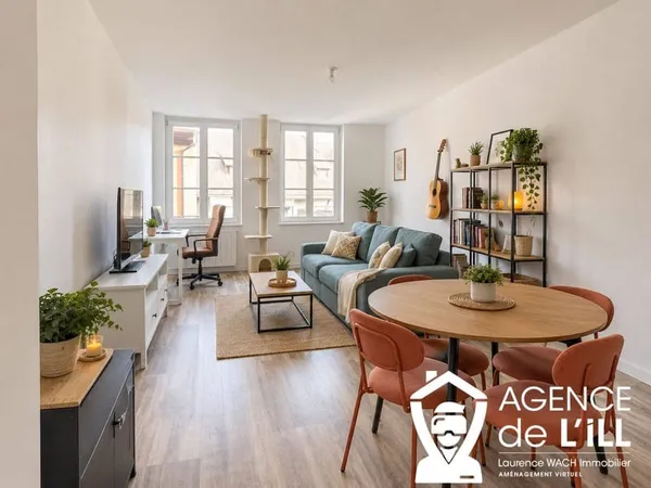 Appartement 2 pièces 55 m²