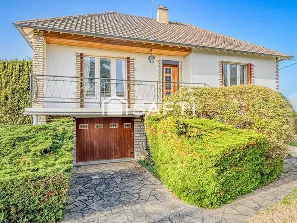 Maison familiale 85 m² + sous-sol total - terrain 750 m²