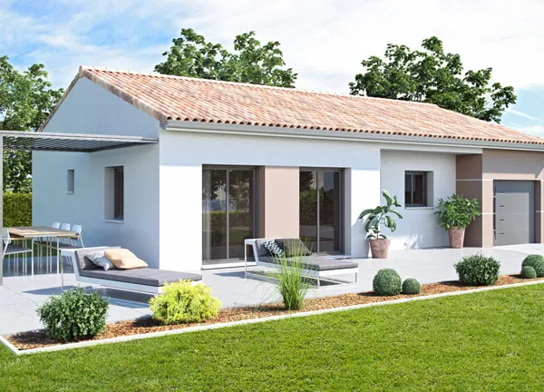 Terrain + maison 80 m²