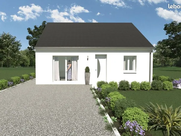 Projet de construction d'une maison 62.85 m² avec terrain à MEAUCE (28)