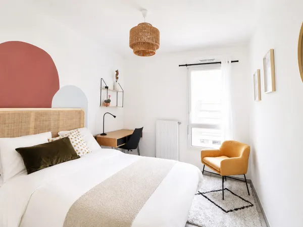 Charmante chambre de 12 m² à louer tout équipée pr