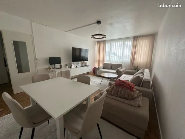 Appartement 3 pièces 73m2 lumineux et spacieux