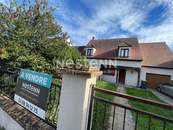 Maison familiale de 120 m² avec garage et beau jardin sans vis-à-vis ? Centre-ville de Longjumeau
