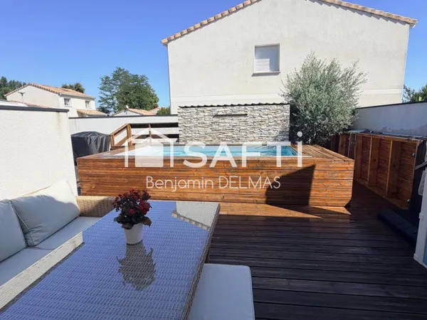 Castelnau-de-Médoc - Maison 94 m² avec piscine.