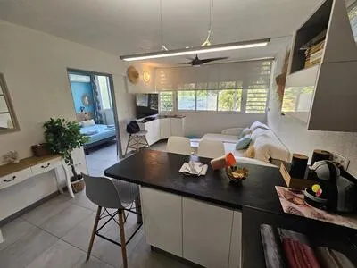 LES TROIS ILETS :Magnifique F3 entièrement rénové sur la Marina