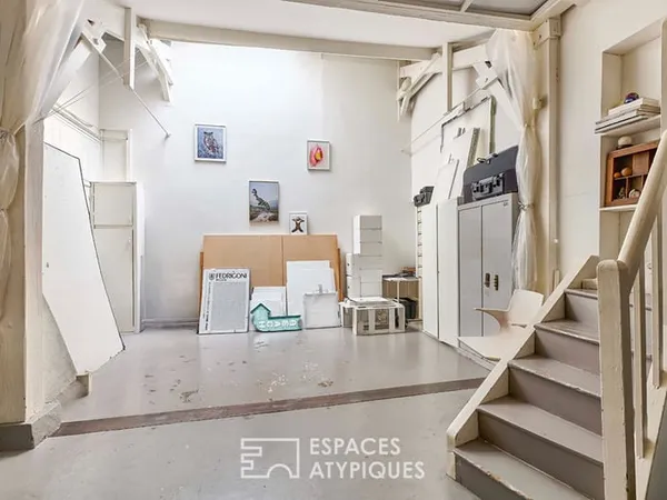 Atelier d'artiste sous verrières - Lamarck-Caulaincourt