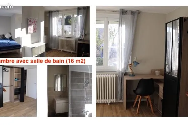 Grande chambre avec SdB privée