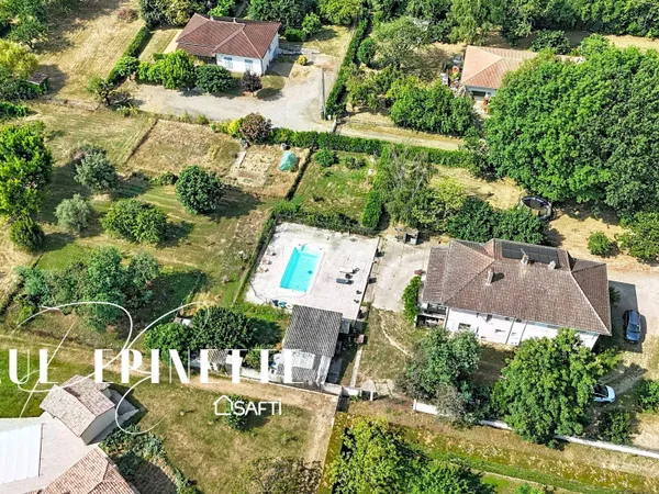 Maison 244m2 avec T3 et piscine