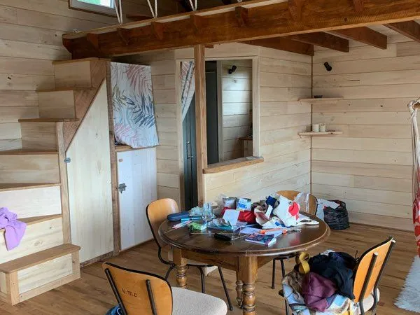 Maison en bois autonome