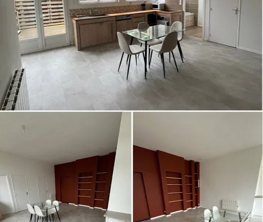Appartement T2 bis 59 m² avec terrasse