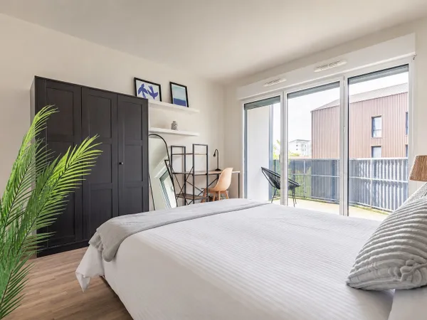 Elégante chambre de 11 m² à Bordeaux