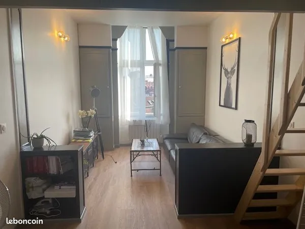 APPARTEMENT 40m² meublé + mezzanine - Lille Centre - Disponible au 1er nov