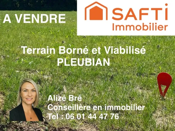 Terrain constructible 810m2 en lotissement