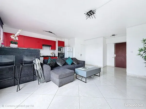 Appartement F2 refait a neuf dans belle residence arboré